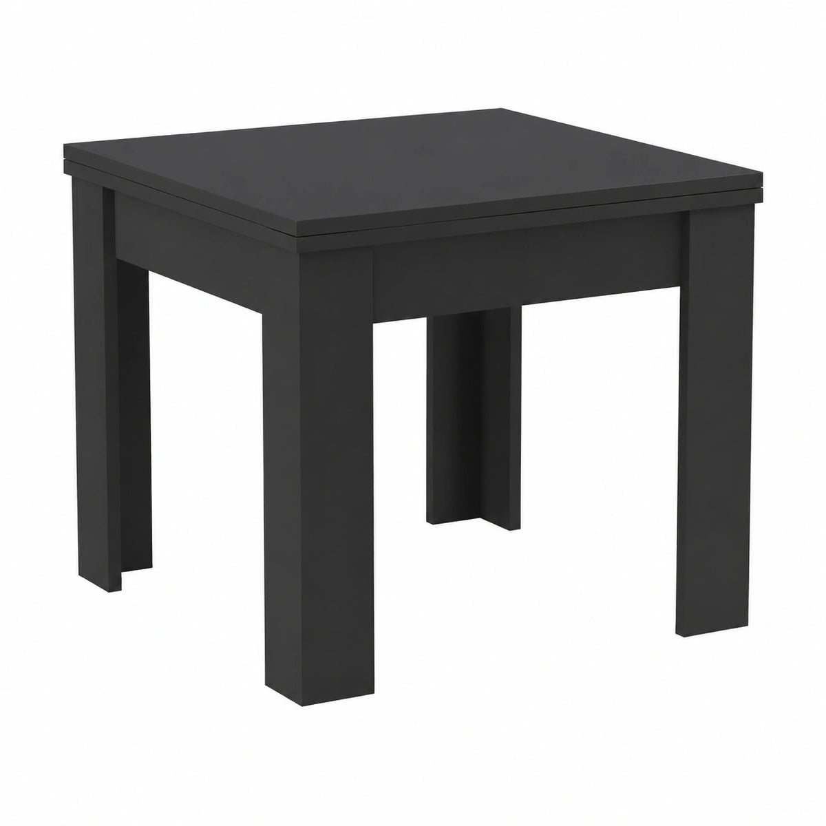 Tavolo Estensibile WHOUS JESI, Versatile per Cucina e Soggiorno, da 90 a 180 cm, 4-8 Persone, Antracite Opaco