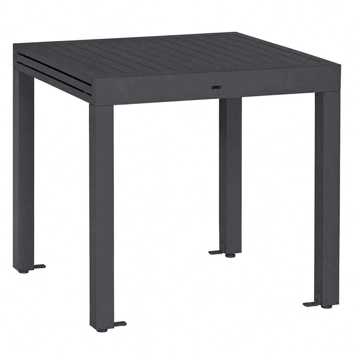 Tavolo Estensibile in Alluminio Cordoba Grigio per Giardino e Interni 82-163x90x75 cm