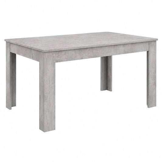 PAZZO DESIGN Tavolo Estensibile in Cemento Grigio per Cucina e Salotto, 140x90x77 cm, Made in Italy