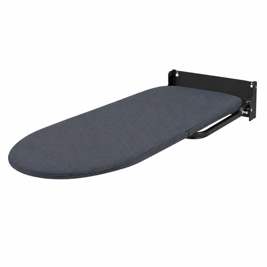 Asse da stiro a muro pieghevole, girevole a 180°, resistente e compatto, ideale per spazi ridotti, 92 x 31 cm