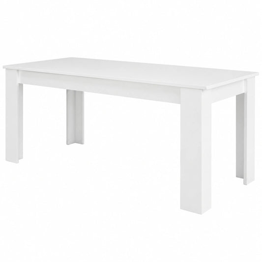 Tavolo Allungabile Bianco in Melaminico 140-190cm - Design Moderno Made in Italy