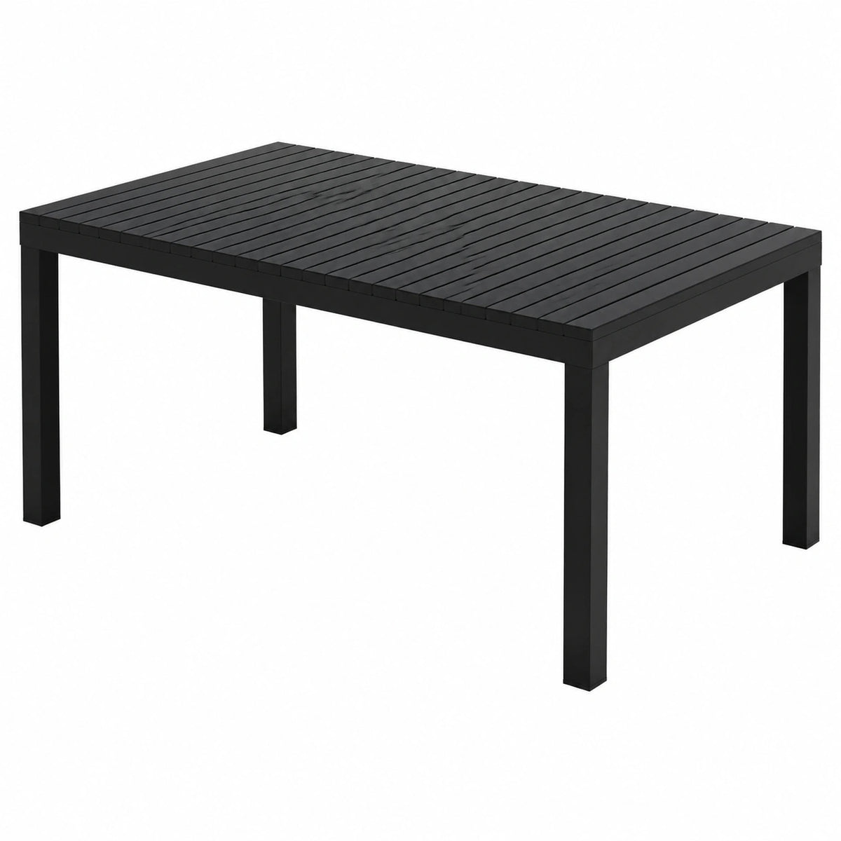 Tavolo Estensibile da Giardino per 10 Persone, 220x90x72 cm, Antracite